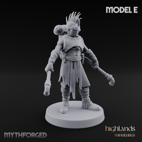 Enhanced Human Artificers Miniature for Dungeons and Dragons, Pathfinder or other TTRPGs