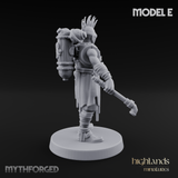 Enhanced Human Artificers E Miniature for Dungeons and Dragons, Pathfinder or other TTRPGs
