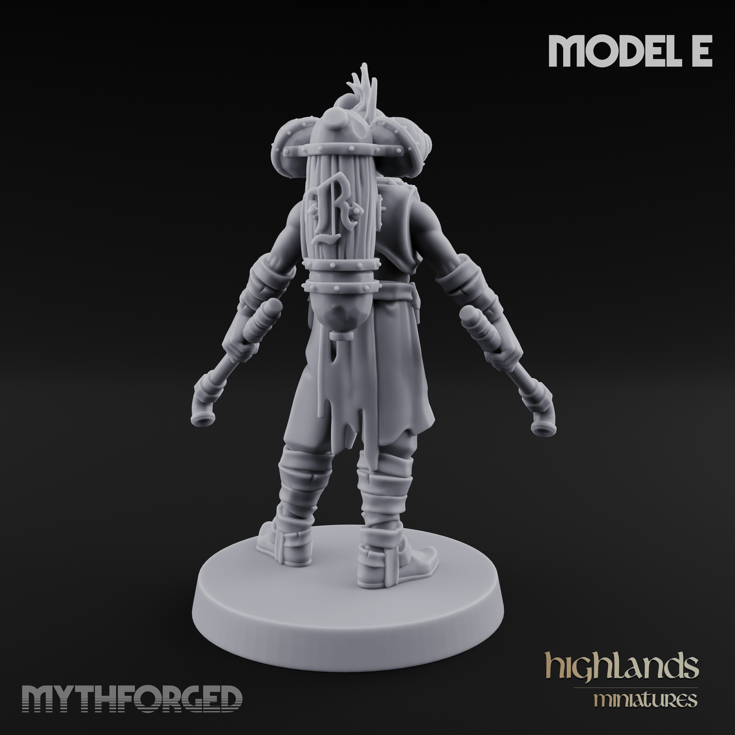 Enhanced Human Artificers E Miniature for Dungeons and Dragons, Pathfinder or other TTRPGs