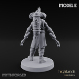 Enhanced Human Artificers E Miniature for Dungeons and Dragons, Pathfinder or other TTRPGs