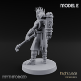 Enhanced Human Artificers E Miniature for Dungeons and Dragons, Pathfinder or other TTRPGs