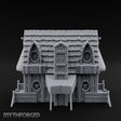 Round-Windowed Plank-Sided Fortune Teller's Shack Miniature for Dungeons and Dragons, Pathfinder or other TTRPGs