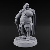 Belly Laughing Human Noble Miniature for Dungeons and Dragons, Pathfinder or other TTRPGs