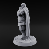 Belly Laughing Human Noble Miniature for Dungeons and Dragons, Pathfinder or other TTRPGs
