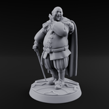Belly Laughing Human Noble Miniature for Dungeons and Dragons, Pathfinder or other TTRPGs