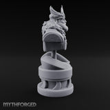 Stern Gaze, Spiked Crown Royal King Bust Display