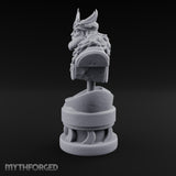 Stern Gaze, Spiked Crown Royal King Bust Display