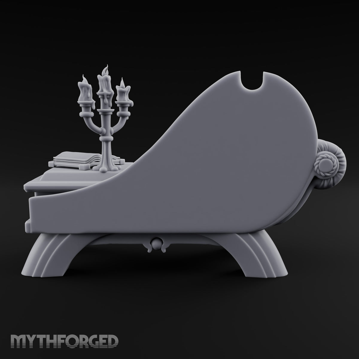 Reclines Like Royalty Ornate Tufted Chaise Lounge