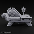 Reclines Like Royalty Ornate Tufted Chaise Lounge