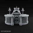 Crown Awaits a Head Ornate Stone Crown Display