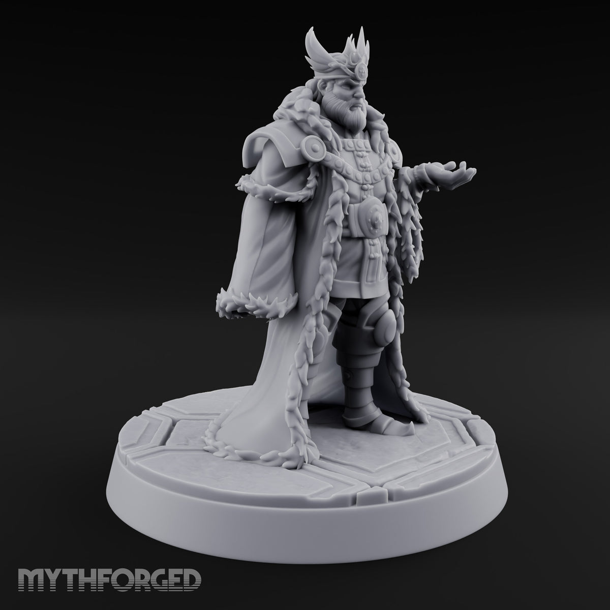 Crowns Heavy, Court Waiting Human King A