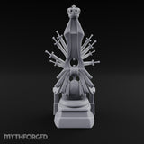 Every Blade Bowed Before Him Ornate Sword-Backed Throne