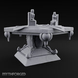 Two Crowns, One Parley Ornate Stone Map Table