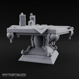 Two Crowns, One Parley Ornate Stone Map Table