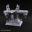 Two Crowns, One Parley Ornate Stone Map Table