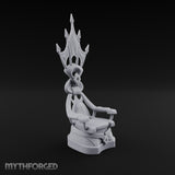 Her Majesty Is Late Ornate Gothic Queen's Throne