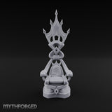 Her Majesty Is Late Ornate Gothic Queen's Throne