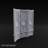 Changing Behind Closed Panels Wooden Folding Screens