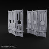 Changing Behind Closed Panels Wooden Folding Screens