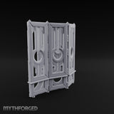 Changing Behind Closed Panels Wooden Folding Screens