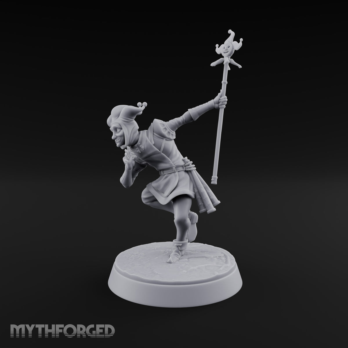 Mid-Pirouette, Mid-Punchline Human Jester
