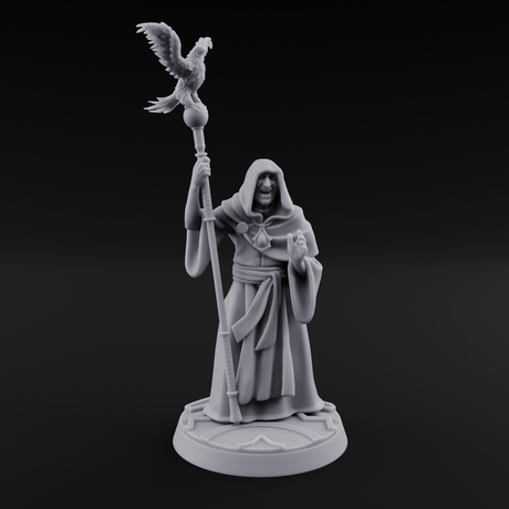 Holier Than Thou Human Priests Miniature for Dungeons and Dragons, Pathfinder or other TTRPGs