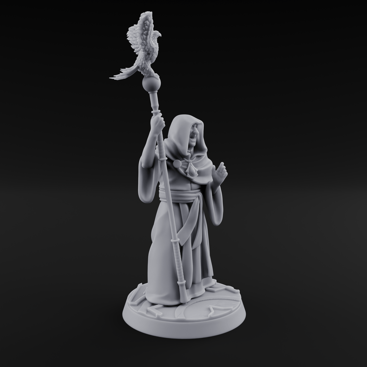 Holier Than Thou Human Priest A Miniature for Dungeons and Dragons, Pathfinder or other TTRPGs