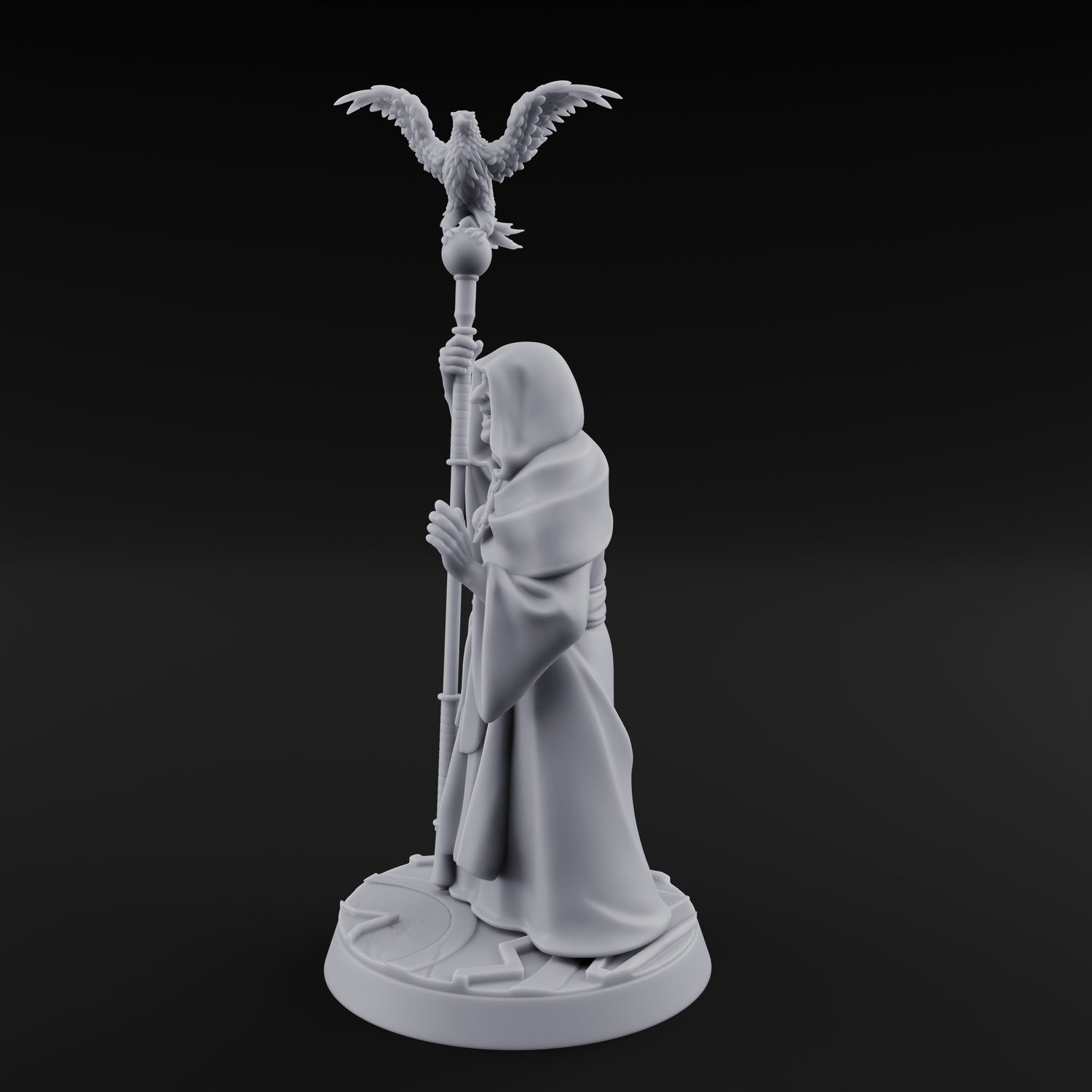 Holier Than Thou Human Priest A Miniature for Dungeons and Dragons, Pathfinder or other TTRPGs