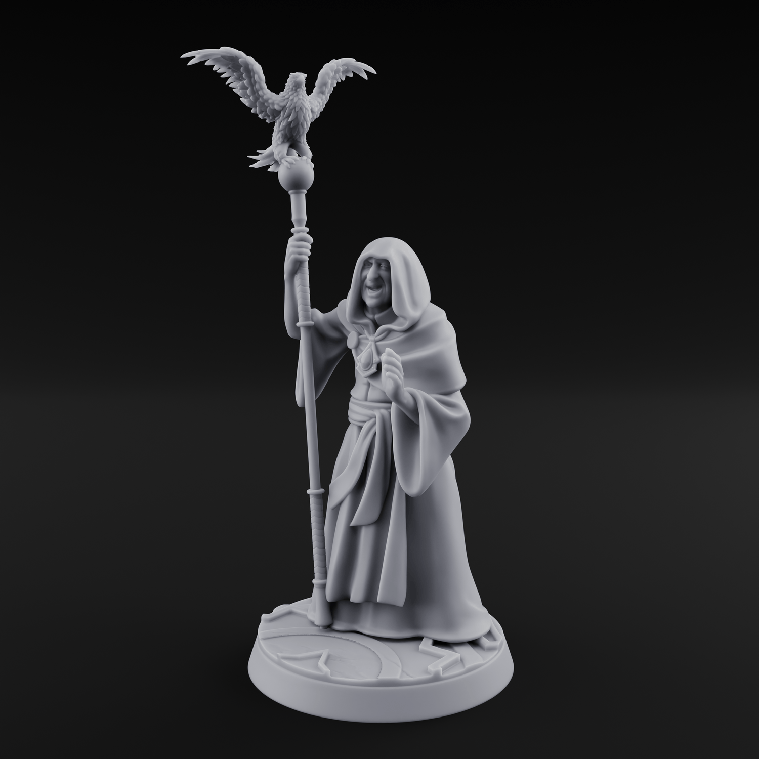 Holier Than Thou Human Priest A Miniature for Dungeons and Dragons, Pathfinder or other TTRPGs