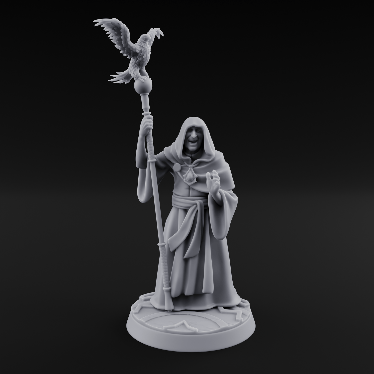 Holier Than Thou Human Priest A Miniature for Dungeons and Dragons, Pathfinder or other TTRPGs