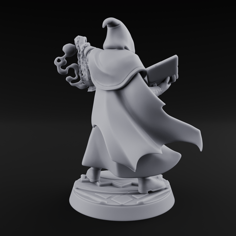 Holier Than Thou Human Priest B Miniature for Dungeons and Dragons, Pathfinder or other TTRPGs