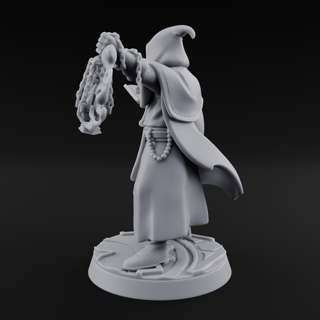 Holier Than Thou Human Priest B Miniature for Dungeons and Dragons, Pathfinder or other TTRPGs