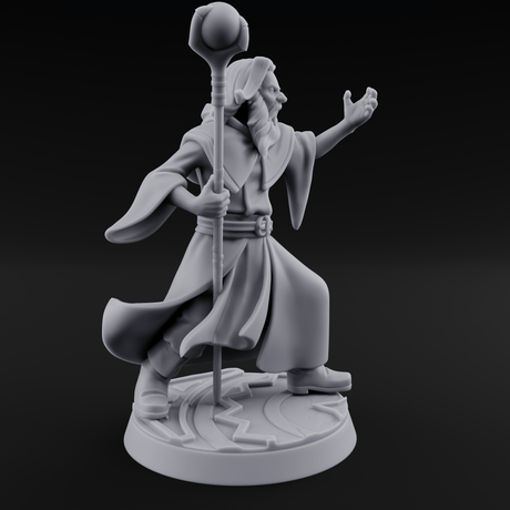Holier Than Thou Human Priest C Miniature for Dungeons and Dragons, Pathfinder or other TTRPGs