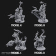 Ruin Mounted Mace Raising Androsphinx Miniature for Dungeons and Dragons, Pathfinder or other TTRPGs