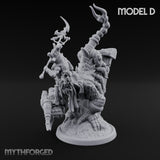 Ruin Mounted Mace Raising Androsphinx D Miniature for Dungeons and Dragons, Pathfinder or other TTRPGs