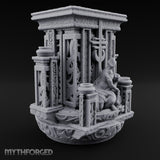 Doors Sealed, Pillars Still Praying Ornate Temple Gate Ruins — A