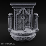 Doors Sealed, Pillars Still Praying Ornate Temple Gate Ruin A