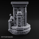 Doors Sealed, Pillars Still Praying Ornate Temple Gate Ruin A