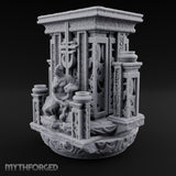 Doors Sealed, Pillars Still Praying Ornate Temple Gate Ruin A
