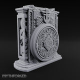 Doors Sealed, Pillars Still Praying Ornate Temple Gate Ruin C