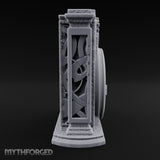 Doors Sealed, Pillars Still Praying Ornate Temple Gate Ruin C