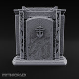 Doors Sealed, Pillars Still Praying Ornate Temple Gate Ruin C
