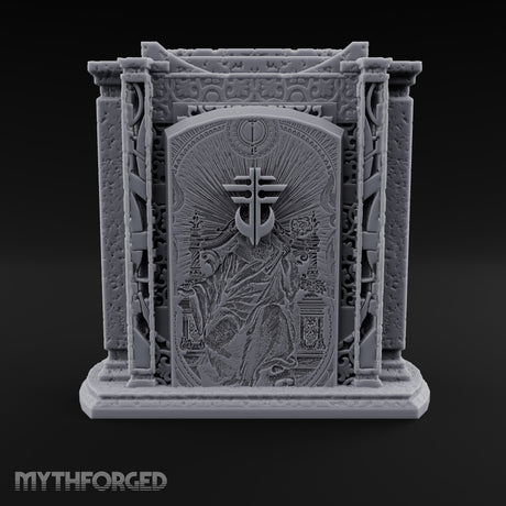 Doors Sealed, Pillars Still Praying Ornate Temple Gate Ruin C