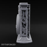 Doors Sealed, Pillars Still Praying Ornate Temple Gate Ruin C