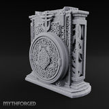 Doors Sealed, Pillars Still Praying Ornate Temple Gate Ruin C