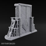 Doors Sealed, Pillars Still Praying Ornate Temple Gate Ruin D