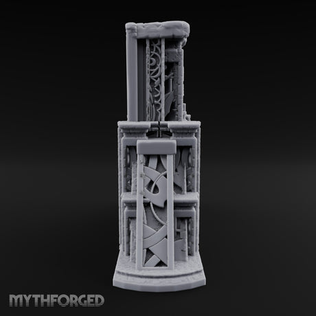Doors Sealed, Pillars Still Praying Ornate Temple Gate Ruin D