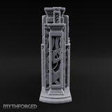 Doors Sealed, Pillars Still Praying Ornate Temple Gate Ruin E