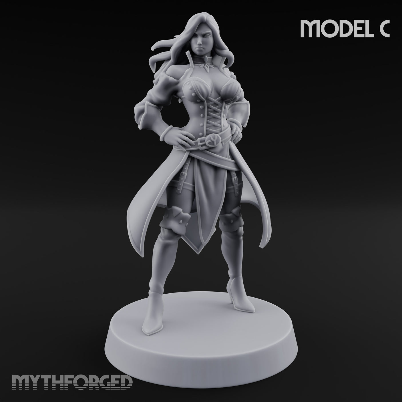 Ruling The Seas Pirate C Miniature for Dungeons and Dragons, Pathfinder or other TTRPGs