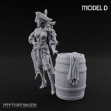 Ruling The Seas Pirate D Miniature for Dungeons and Dragons, Pathfinder or other TTRPGs